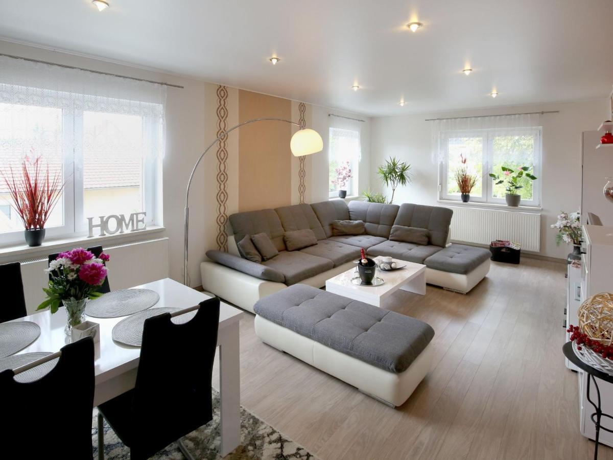 Ferienwohnungen Haus Angela Mühlhausen Esterno foto